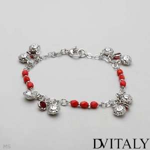  DV ITALY Attractive Bracelet With Simulated Corals and 