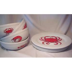Cordon Bleu Seafood Bowl & Plate (Set of 4)