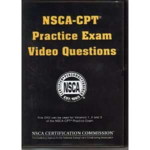   Exam Video Questions DVD for volumes 1, 2, and 3 of the NSCA CPT exam