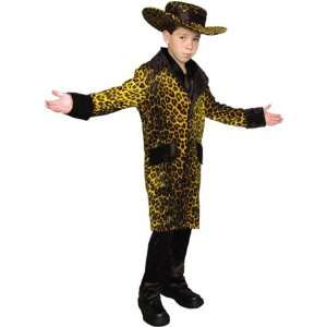  Childs Cheetah Pimp Halloween Costume (Size Medium 8 10 