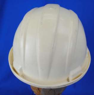 Vintage Holloway Construction Wixom MI Hard Hat Tuf E  