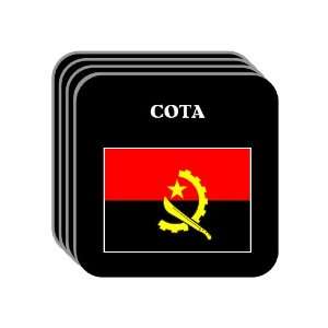  Angola   COTA Set of 4 Mini Mousepad Coasters 