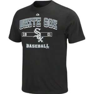  Chicago White Sox Black Past Time Original T Shirt Sports 
