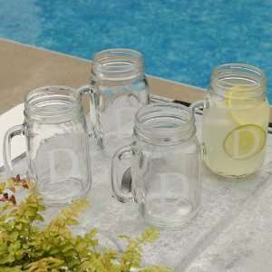   Classic Jar   Country Look   Monogrammed Glass Set