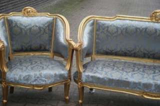 Antique French Louis XVI living room set 19th ct  