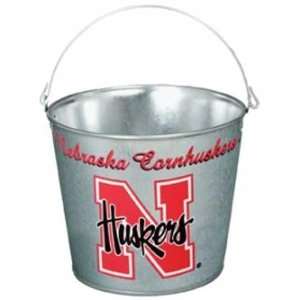    Nebraska Cornhuskers NCAA Metal 5 Quart Pail