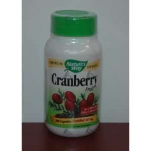  Natures Way Cranberry Fruit, 500mg 100 Capsules Health 