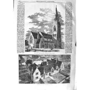   1858 CHURCH STANTONBURY WOLVERTON SCHOOL BUILDINGS