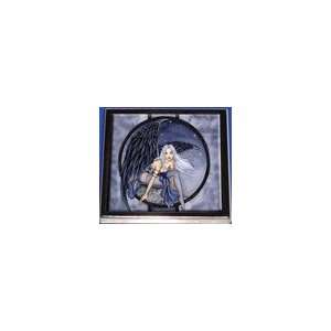  Amy Browns Starry Night Dusk Fairy Compact Mirror 