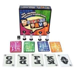   Says   The Quick Thinking Sentence Creation Game Toys & Games