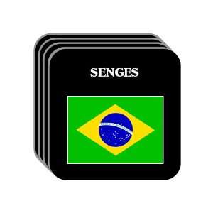  Brazil   SENGES Set of 4 Mini Mousepad Coasters 