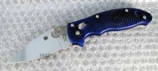 Spyderco C101PBL2 CTS BD1 New Knife Pocket Folder Translucent Blue New 