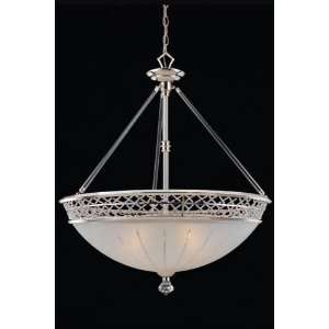  Cristallo 5 lite Lg Pendant Frostedcutglass Polished 