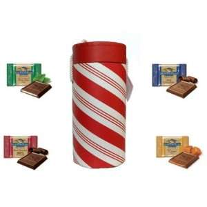 Ghirardelli Peppermint Stripe Holiday Gift Box, 20 Chocolate Squares 