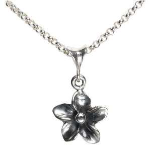  Zina Sterling Silver Flower Pendant, 18 Jewelry