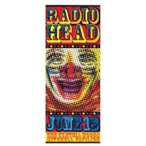  Radiohead Houston Texas Concert Poster 1997 SIGNED