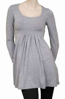 New Lani Scoop Neck Tunic Womens Dresses Gray Size M ~  