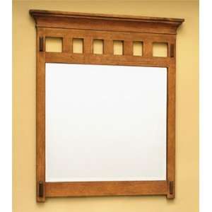   Craftsman 36 Framed Mirror with Crown Molding from th