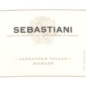  2009 Sebastiani Alexander Valley Merlot 750ml Grocery 
