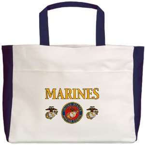  Beach Tote Navy Marines United States Marine Corps Seal 