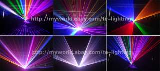 2000mW RGB DMX512 ILDA DJ Laser Stage Lighting 40K  