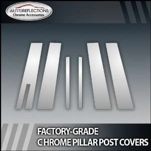  2010 2012 Ford Taurus 6Pc Chrome Pillar Post Covers W 