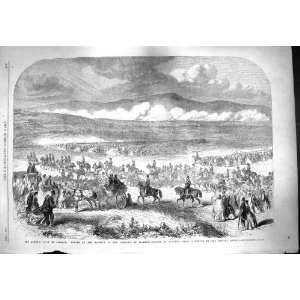  1861 QUEEN IRELAND CURRAGH KILDARE CHARGE CAVALRY