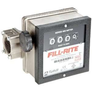Fill Rite 901 N 1 Inlet/Outlet Basic Meter 40gpm Nickel Plat  