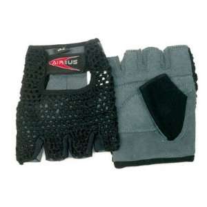   Mesh Half Finger Cycling Gloves, Extra Large, Black