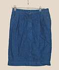Womans Savane Blue Denim Jeans Skirt Size Large 10 12 G
