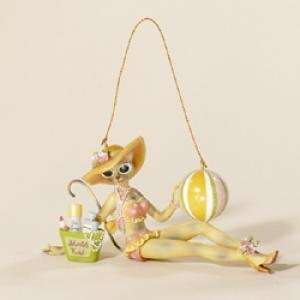  Alley Cats Bathing Cutie Ornament NEW 
