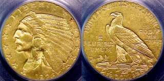 PCGS AU58 CERTIFIED 1926 INDIAN QUARTER EAGLE $2 1/2 DOLLAR U.S GOLD 