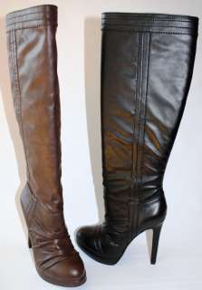 Womens NIB Jessica Simpson SASHI Platform Boots Heels Knee High BLACK 