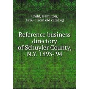  Reference business directory of Schuyler County, N.Y. 1893 