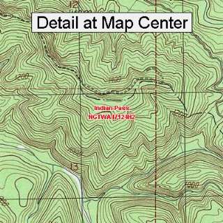   Map   Indian Pass, Washington (Folded/Waterproof)