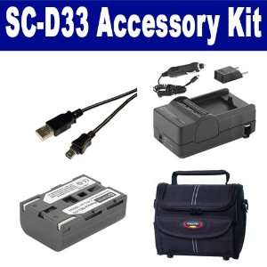 Samsung SC D33 Camcorder Accessory Kit includes SDSBL110 Battery, SDM 