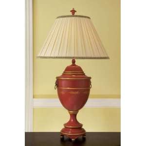   Classic Tole Collection Tole Red Table Lamp & Shade