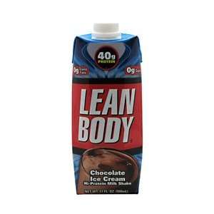   Lean Body RTD   Chocolate Ice Cream   12 ea
