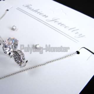 50 SETS WHITE JEWELRY CARD BAG NECKLACE DISPLAY 12X20cm  