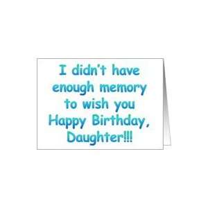  Web savvy daughter birthday Card Toys & Games
