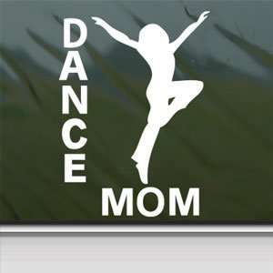 Dance Mom White Sticker Window Vinyl Laptop White Decal