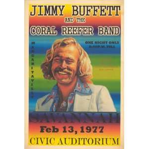 Reefer Band   Concert Poster (1977) Savannah Civic Auditorium Savannah 