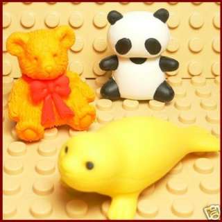 E003 Funny Eraser   Made in Japan   Animals Eraser  NEW  