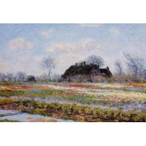  Claude Monet 35.5W by 24H  Tulip Fields at Sassenheim 