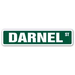  DARNEL Street Sign name kids childrens room door bedroom 