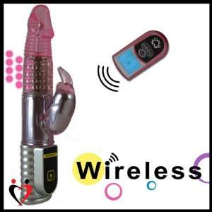  Remote Control Pearl Rabbit Vibrator Waterproof (Pink 