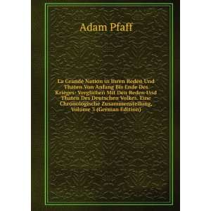   Zusammenstellung, Volume 3 (German Edition) Adam Pfaff Books
