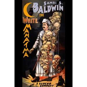 Samri S. Baldwin, the white mahatma and a superb company 20X30 Canvas 
