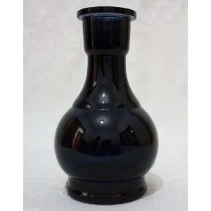 BLACK Bubble Hookah Vase   7.5 Quality Glass Base for Hooka Shisha 