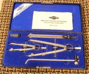 ALVIN~Drafting Set~# 129 B~Made In Germany~MINTY~  